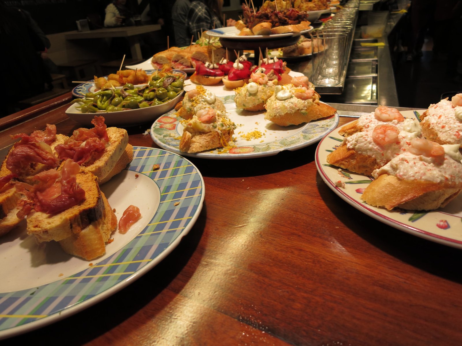 Tapas de la ruta G de Tapas
