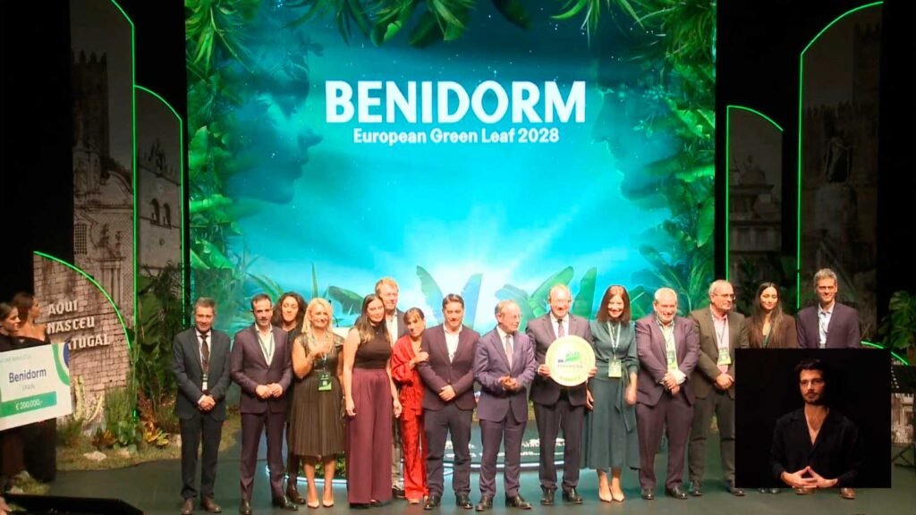 Benidorm gana el European Green Leaf 2028: será una de las ciudades verdes de Europa