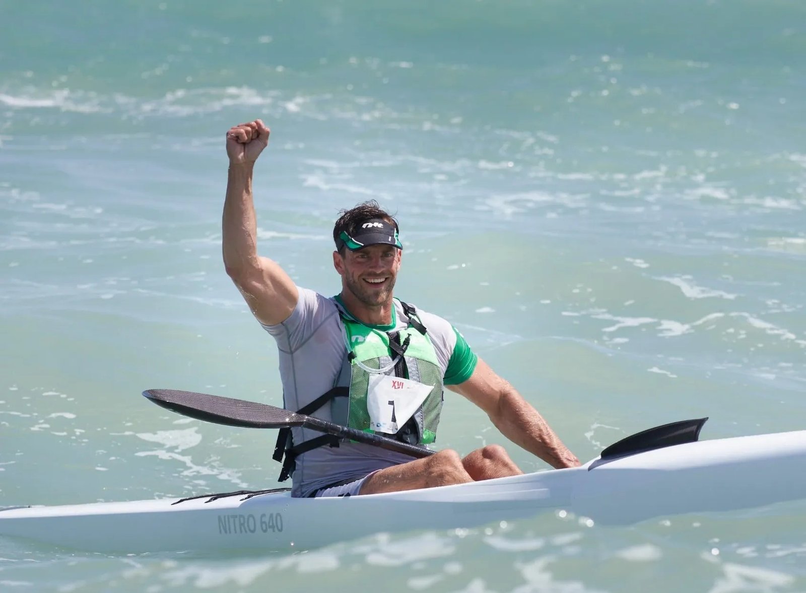 El alemán Gordan Harbrecht celebra una victoria en Villajoyosa