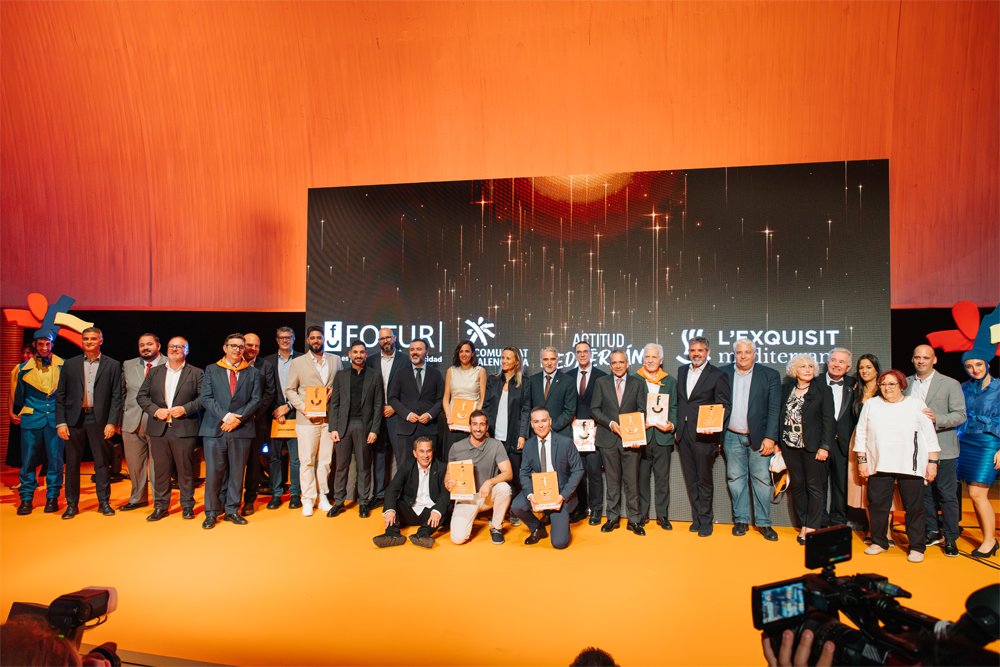 Premiados en la gala de FOTUR en el Palau de les Arts
