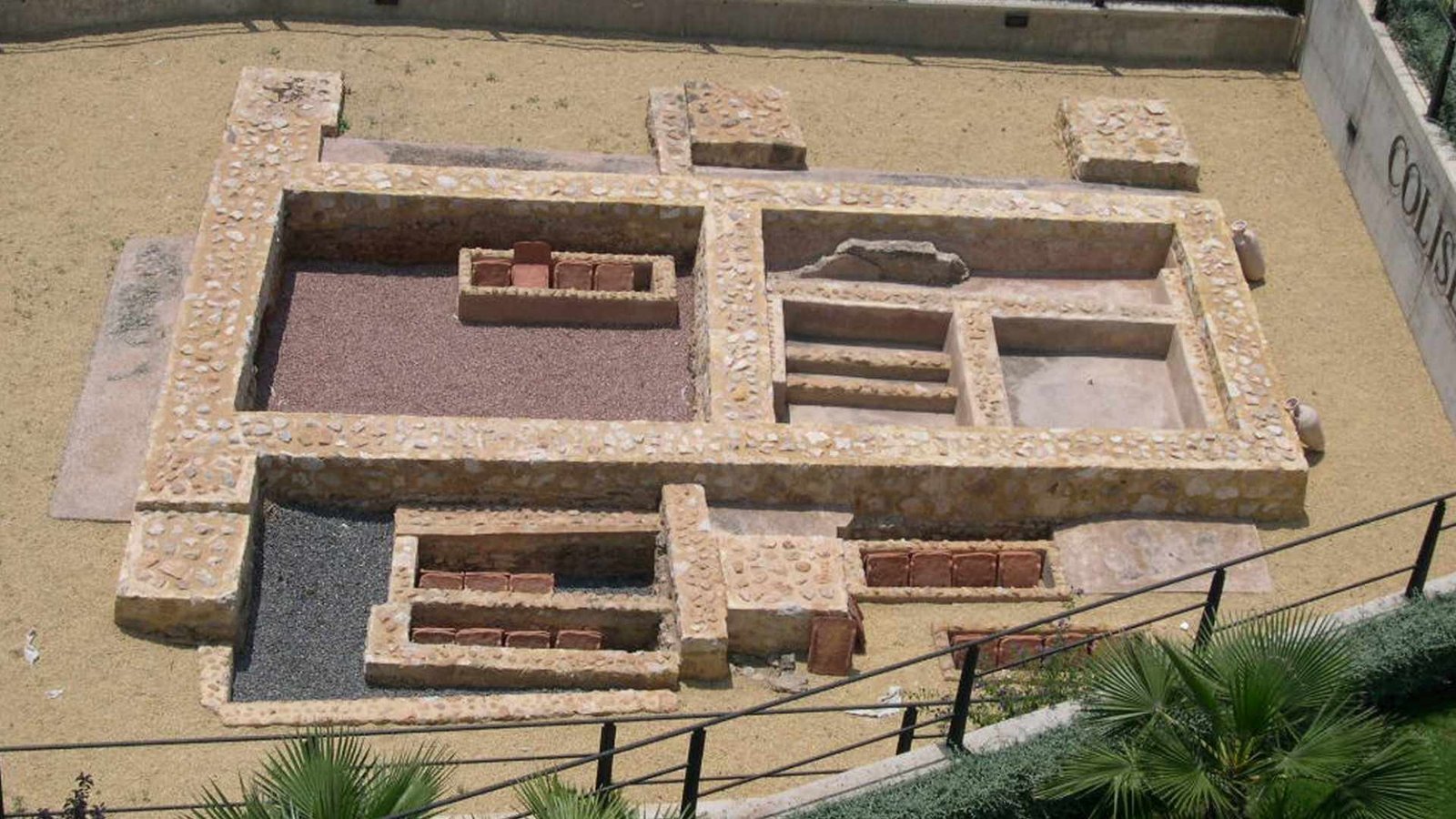 Vista general del Museo al Aire Libre Villa Romana de l'Albir